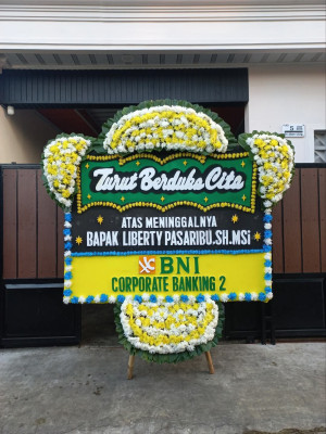 Papan Bunga Duka di Alalak Selatan