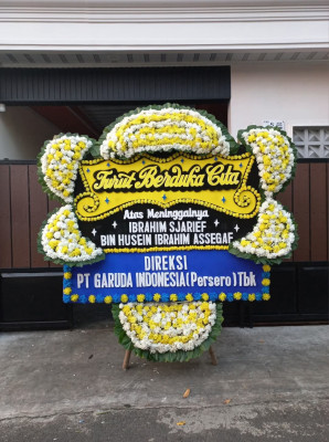 Papan Bunga Duka di Alalak Selatan