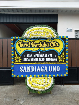 Papan Bunga Duka di Alalak Selatan