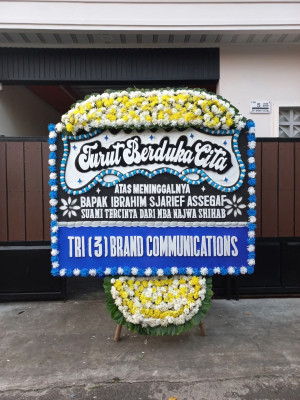 Papan Bunga Duka di Alalak Selatan